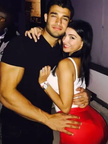 Mayra with her ex-partner Sam Asghari