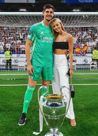 Mishel is the girlfriend of Thibaut Courtois