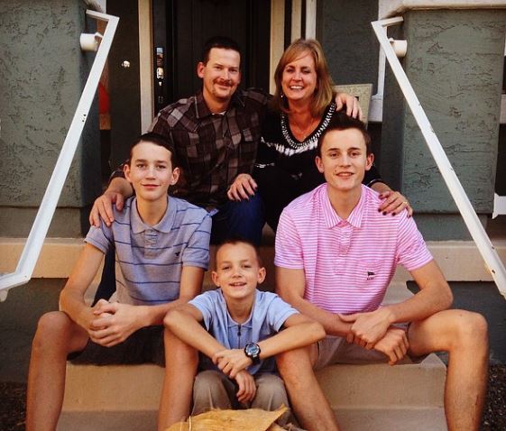 Mitch and his family