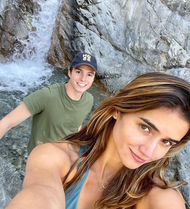 Nicholas with his girlfriend Callie Morken