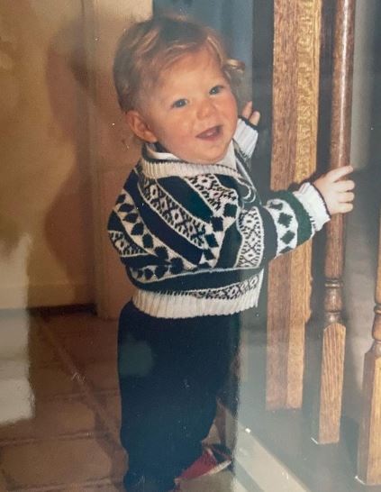 Nico Greetham childhood image