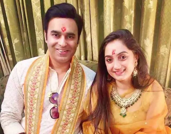 Nupur Sharma with her partner