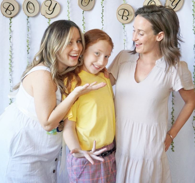 Olivea Morton with her sisters