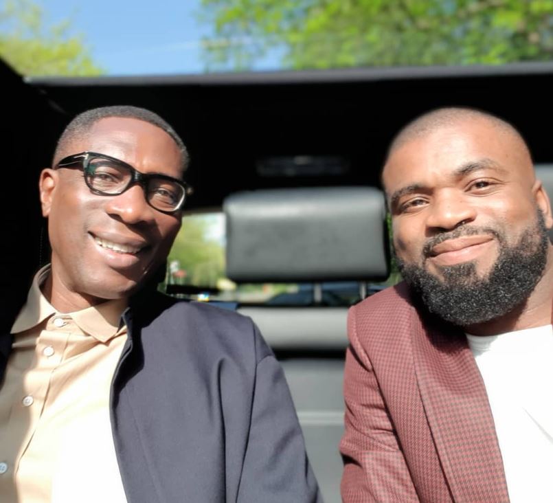 Pastor Blessed Uzochikwa and his spiritual father Tony Rapu