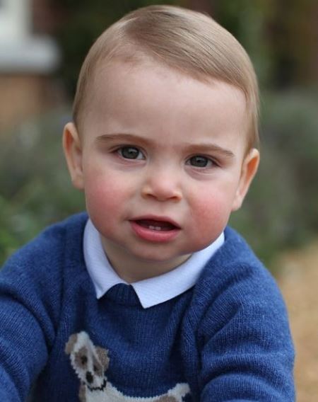 Prince Louis's childhood photo