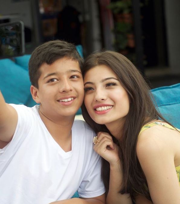Priyanka Rani Joshi and her brother