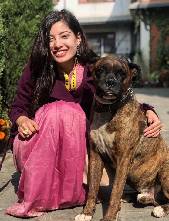 Priyanka Rani Joshi is an animal lover