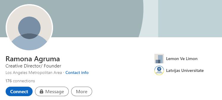 Ramona Agruma's LinkedIn account