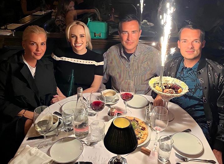 Ramona with Rebel Wilson and friends