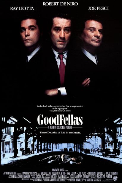 Ray Liotta appeared Goodfellas