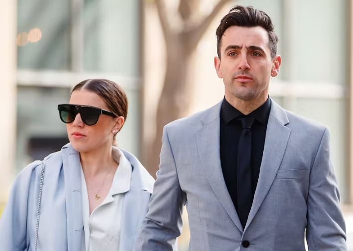 Rebekah with her husband Jacob Hoggard