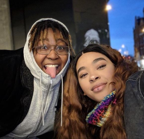 Remi Burgz and her friend