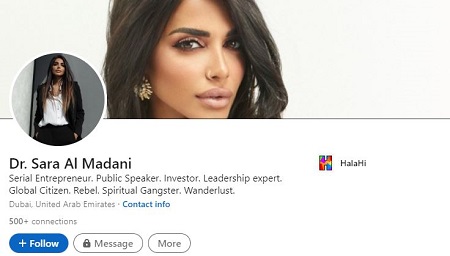 Sara Al Madani Career- Businesswoman