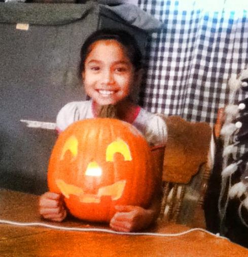Shawnee Pourier likes celebrating Halloween