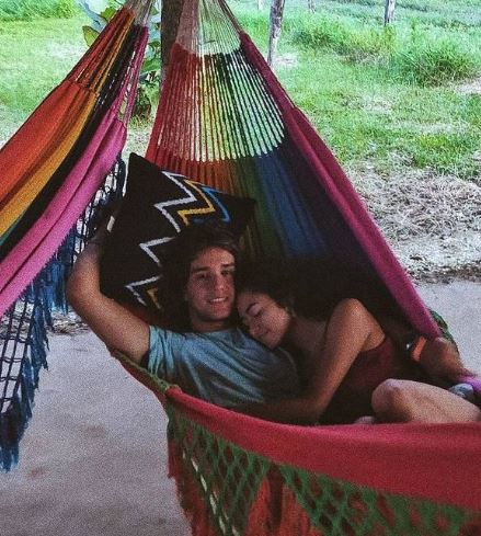 Sofia Petro with her friend