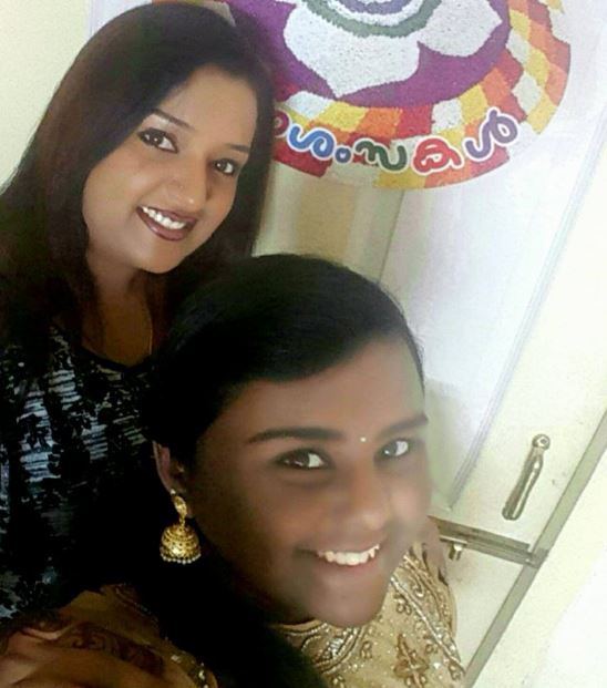 Suresh with her daughter
