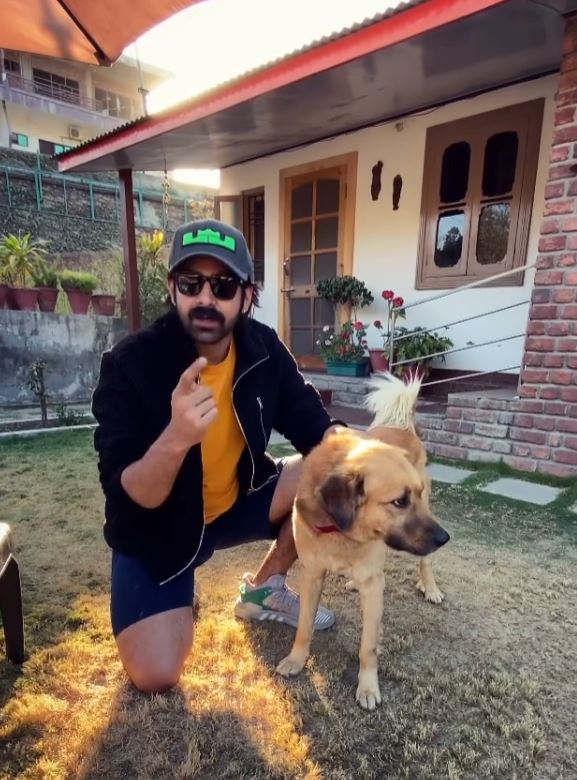 Surya Sharma is an animal lover