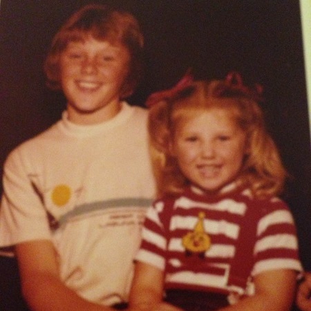 Trigger Gumm childhood picture with his sister