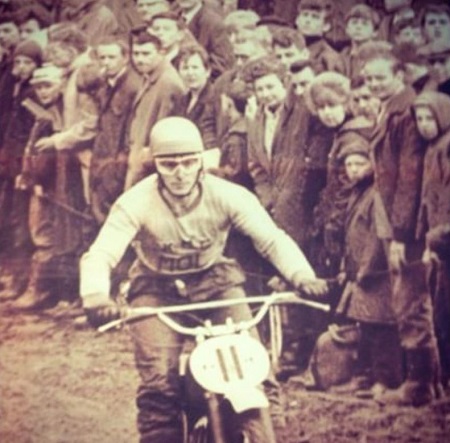Trigger Gumm during his first race