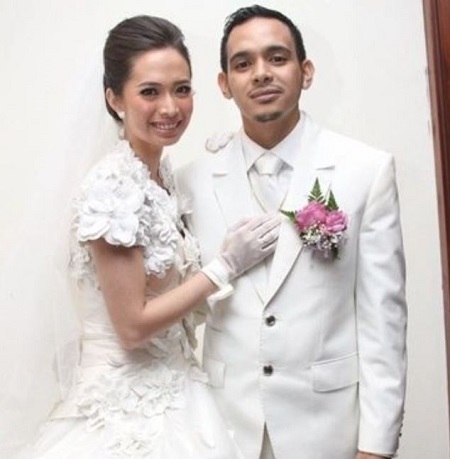 Verlita Evelyn with her husband