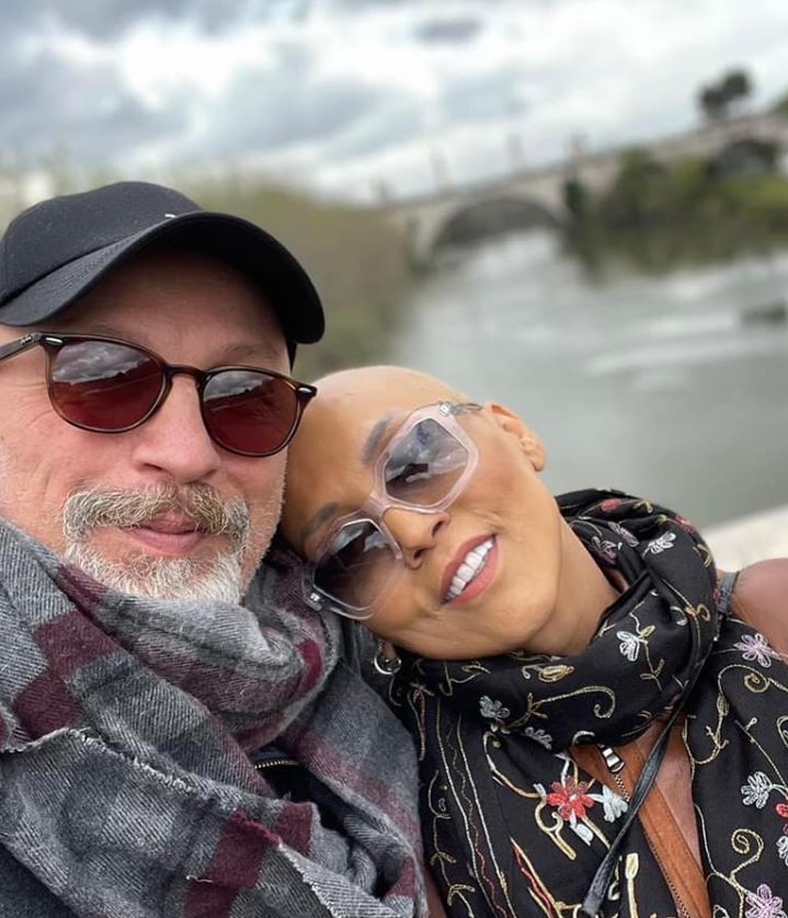 Vjosa Berisha and her husband