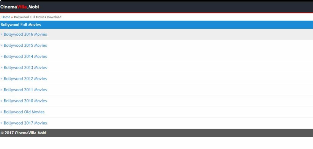 genres of cinemavilla
