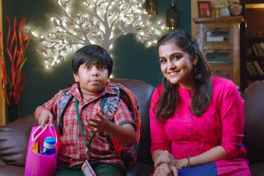 Actors Ashwanth Ashokkumar and Ramya Nambessan