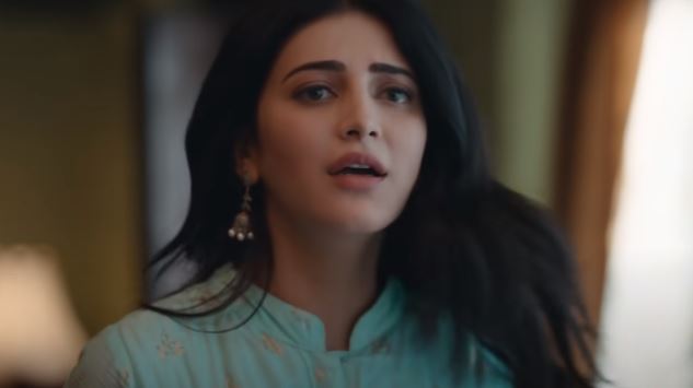 Actress Shruti Haasan as Parveen or Pari