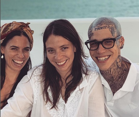 Ally hilfiger with Richard Hilfiger and Elizabeth Hilfiger
