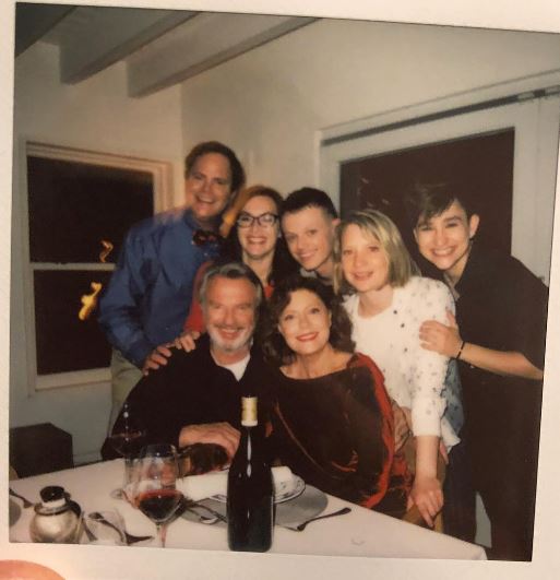 Anson with on-screen family