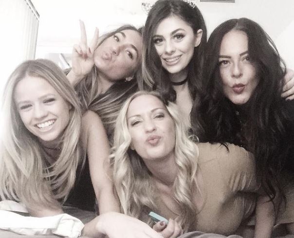 Azzy with her best friends