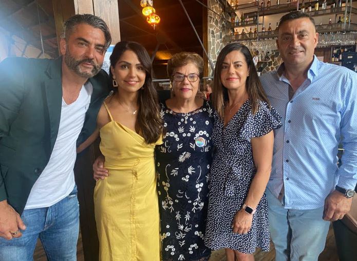 Barba and his family