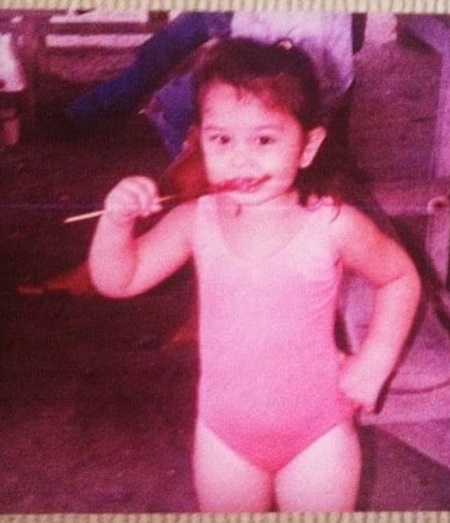 Beauty Gonzalez childhood picture