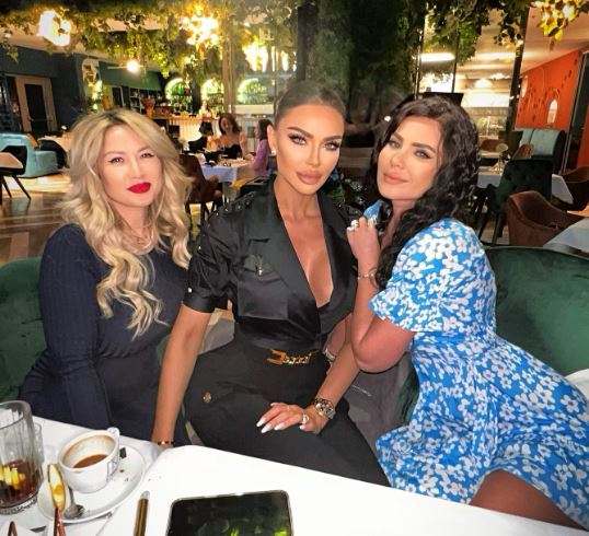 Bianca with her friends