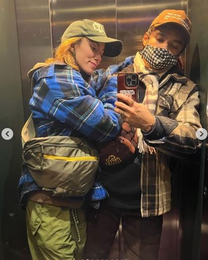 Brandon Perea with his lover