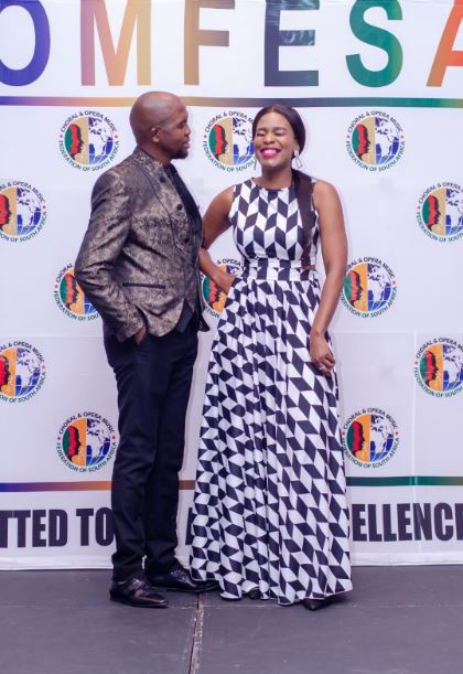 Bulelani with his friend