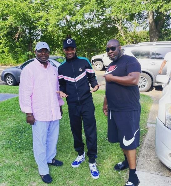 Charleston with his friends