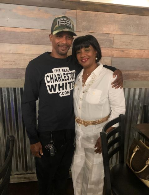Charleston with his mother