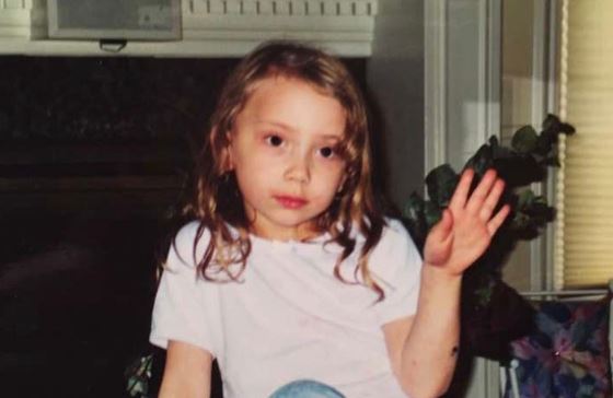 Childhood photo of Hailie