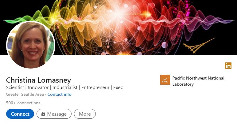 Christina Lomasney LinkedIn account