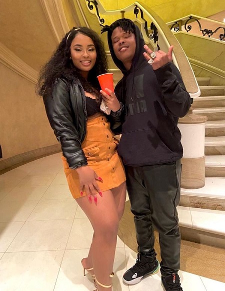Cyan Boujee old picture with her ex-boyfriend