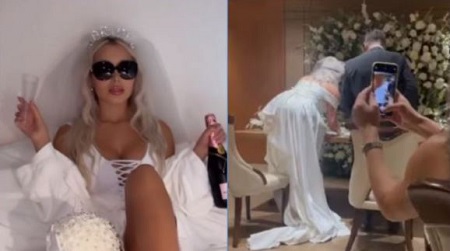 Daniella Chavez marriage picture