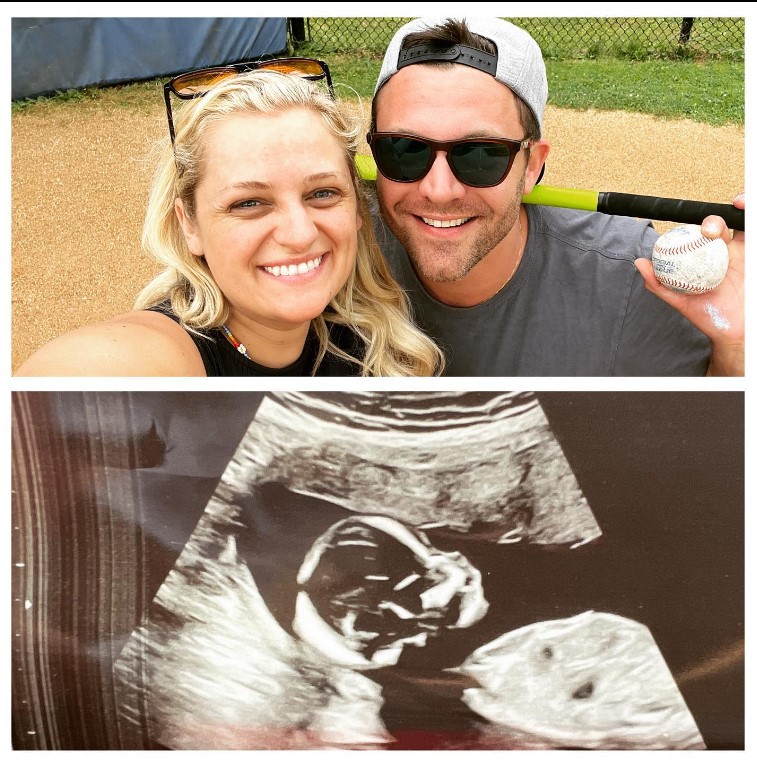 David Perlow and Ali Stroker are expecting first baby