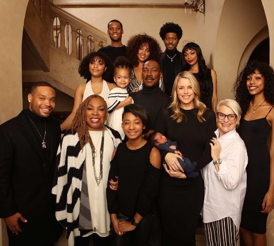 Eddie Murphy with family