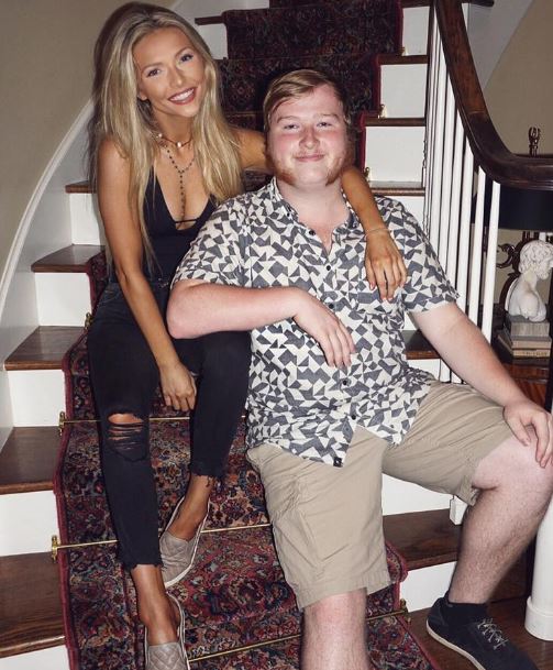 Erin Alvey and her younger brother