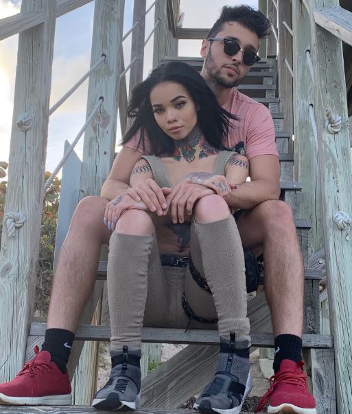 Gena Tew with her partner