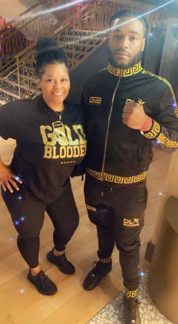 Hasim Rahman Jr and his mom