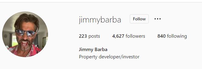 Jimmy Barba Instagram account