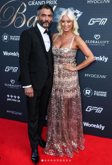 Jimmy Barba with Denise van Outen