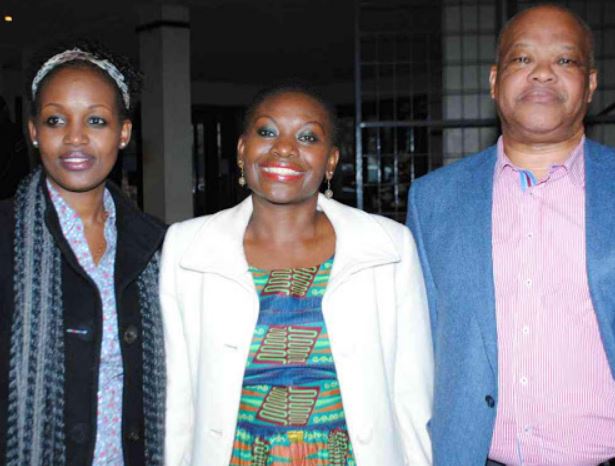 John Ngumi with fellow workers